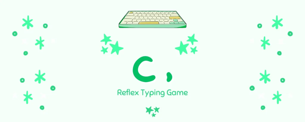 Reflex Typing Game c,