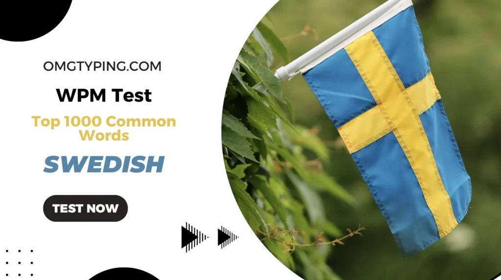 Swedish Typing Test