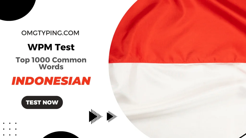 indonesian typing test