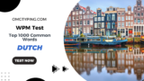 Dutch Typing Test